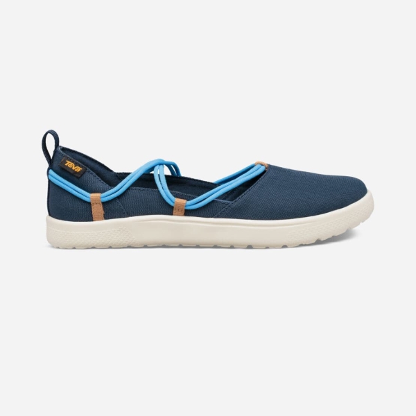 Hungary Teva Voya Infinity MJ - Női Slip On Sötét Kék - 658-KJGFZ
